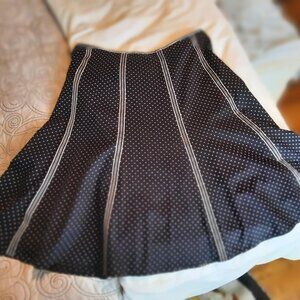 Jones New York Signatures classic swing skirt, fully lined, cotton